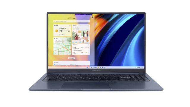 Ноутбук ASUS VivoBook OLED X1503ZA (i5-12500H/8GB/512GB SSD/Intel Iris Xe Graphics/DOS/Quiet Blue)