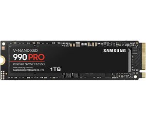 Твердотельный накопитель SSD Samsung 990 PRO MZ-V9P1T0BW 1 ТБ без радиатора