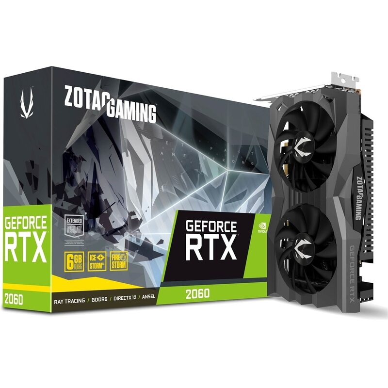 Видеокарта ZOTAC GeForce RTX 2060 GAMING (ZT-T20600H-10M)