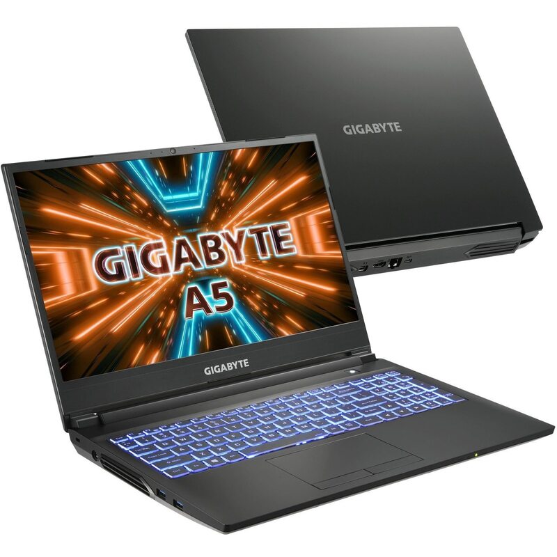 Ноутбук GIGABYTE A5 K1-AEE1130SD R5-5600H 16GB RAM 512GB SSD GeForce RTX3060 noOS