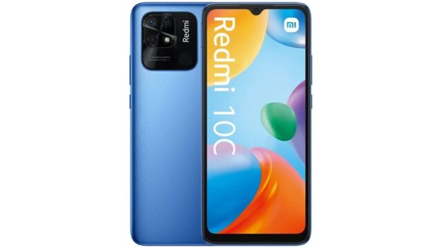Смартфон Xiaomi Redmi 10C 128 ГБ синий