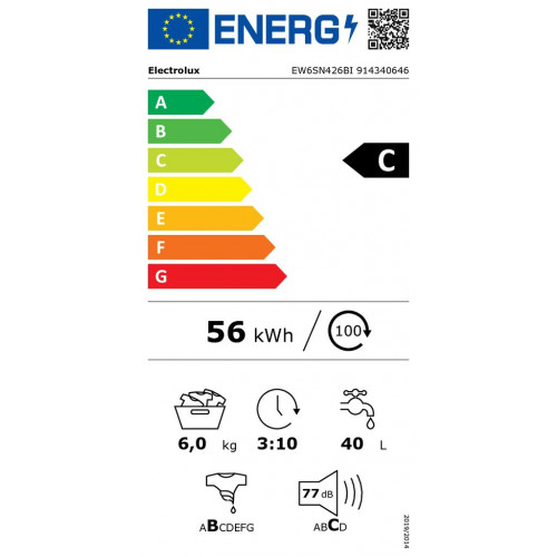 Стиральная машина Electrolux EW6SN426BI