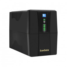ИБП ExeGate Power Back BNB-1000.LED.AVR.2SH.RJ.USB EX292786RUS