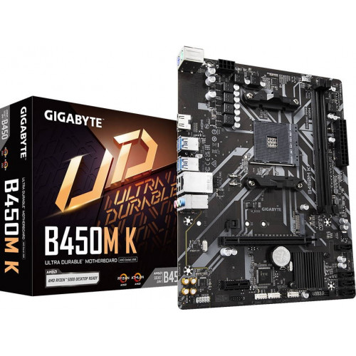 Материнская плата Gigabyte B450M K - фото 1