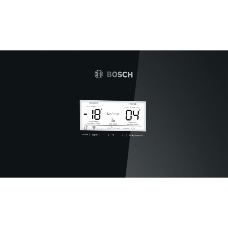 Холодильник Bosch KGN49LB30U, черное стекло