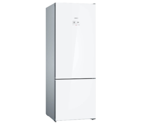 Холодильник Bosch KGN56LW30U, белое стекло