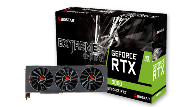 Видеокарта BIOSTAR GeForce RTX 3080 VN3806RMT3