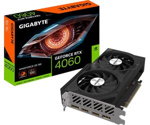 Видеокарта Gigabyte GeForce RTX 4060 WINDFORCE OC 8G (GV-N4060WF2OC-8GD)