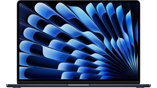 Ноутбук Apple MacBook Air 15 2023 (Apple M2 8-CPU 10-GPU/15.3/8GB/256GB SSD/Midnight/ENG) MQKR3