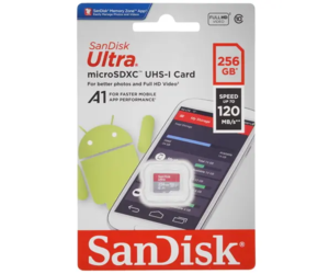 Карта памяти SanDisk Ultra microSDXC 256 ГБ SDSQUA4-256G-GN6MN