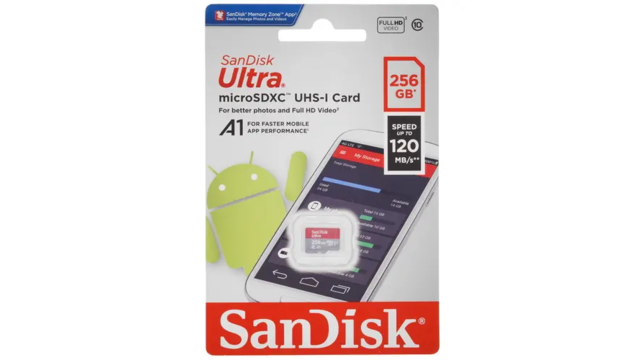 Карта памяти SanDisk Ultra microSDXC 256 ГБ SDSQUA4-256G-GN6MN