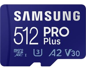 Карта памяти Samsung MicroSDXC PRO Plus 512 ГБ MB-MD512KA/CN