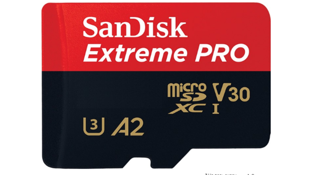 Карта памяти SanDisk Extreme Pro V30 A2 microSDXC UHS-I U3 512 ГБ SDSQXCD-512G-GN6MA