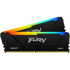 Оперативная память Kingston Fury Beast DDR4 RGB 2x32Gb KF432C16BB2AK2/64