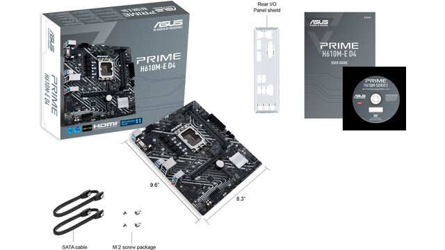 Материнская плата Asus PRIME H610M-E DDR4