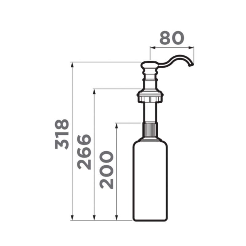 Дозатор для жидкого мыла OMOIKIRI OM-01-AC (4995002), античная медь