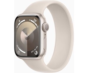 Умные часы Apple Watch 9 Aluminum 45 mm Starlight AC Starlight SB S/M MR963