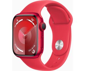 Умные часы Apple Watch 9 Aluminum 41 mm Red AC Red SB - S/M MRXG3