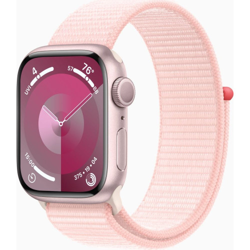 Умные часы Apple Watch 9 Aluminum 45 mm Pink AC Light Pink SL MR9J3 - фото 1