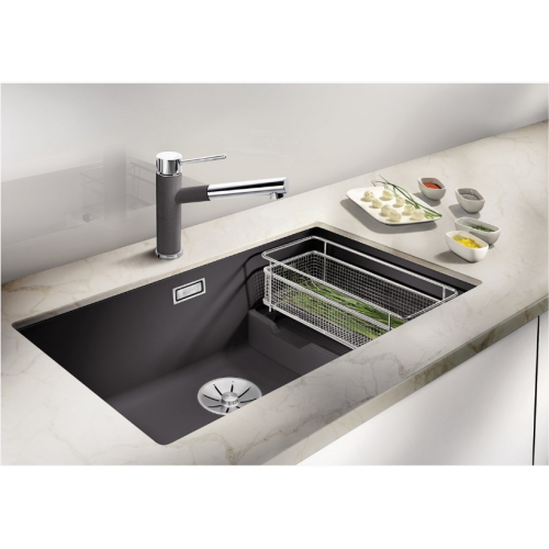 Мойка Blanco Subline 700-U Level Silgranit PuraDur, алюметаллик