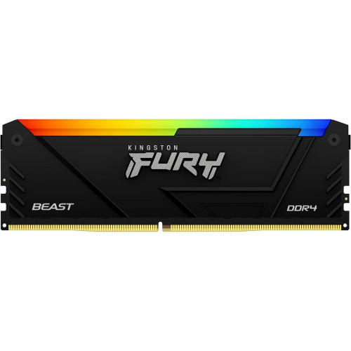 Оперативная память Kingston Fury Beast DDR4 RGB 1x32Gb KF432C16BB2A/32