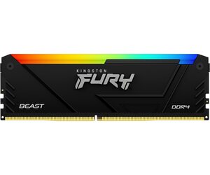 Оперативная память Kingston Fury Beast DDR4 RGB 1x16Gb KF436C18BB2A/16