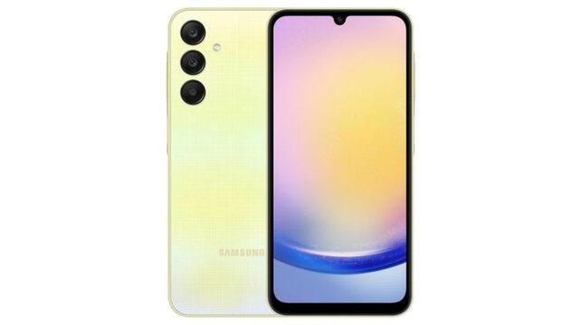 Смартфон Samsung Galaxy A25 128 ГБ / 6 ГБ жёлтый