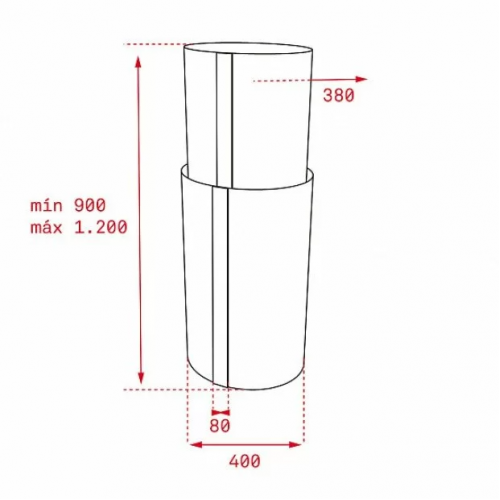 Вытяжка TEKA CC 485 BLACK-SS
