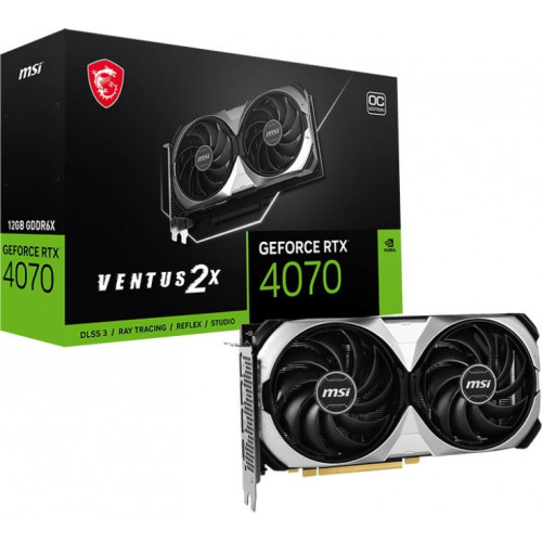 Видеокарта MSI GeForce RTX 4070 VENTUS 2X 12G OC