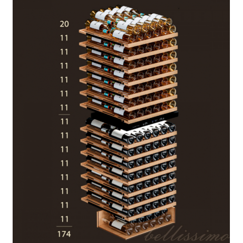 Винный шкаф MEYVEL MV163PRO-KST2
