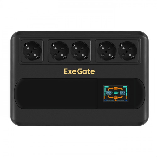ИБП Exegate NEO Smart BU-800.LCD.AVR.5SH EX295685RUS