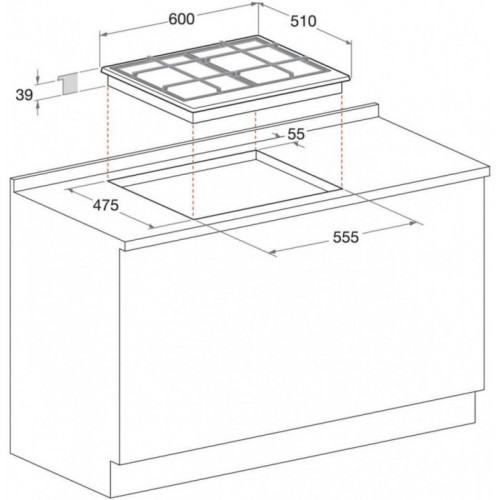 Поверхность Whirlpool GMT 6422 OW