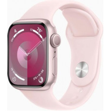 Умные часы Apple Watch Series 9 41mm Pink Aluminium Case with Light Pink Sport Band M/L