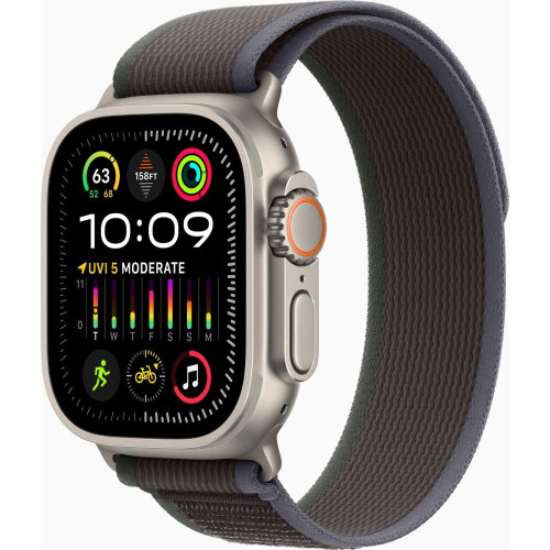 Часы-телефон Apple Watch Ultra 2 Case with Trail Loop Серо-зелёный S/M, S/M
