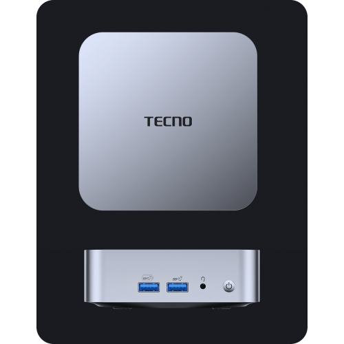 МиниПК TECNO Mega Mini M1 i5-12450H, 16/512Gb, Intel UHD, WiFi 6, Win 11 серебро