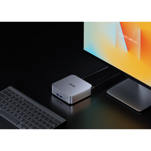 МиниПК TECNO Mega Mini M1 i5-12450H, 16/512Gb, Intel UHD, WiFi 6, Win 11 серебро