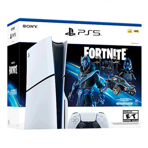 Игровая приставка Sony PlayStation 5 Slim Digital Edition + Fortnite Cobalt Star Bundle