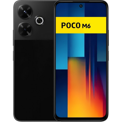 Смартфон Poco M6 4G 256 ГБ / 8 ГБ черный