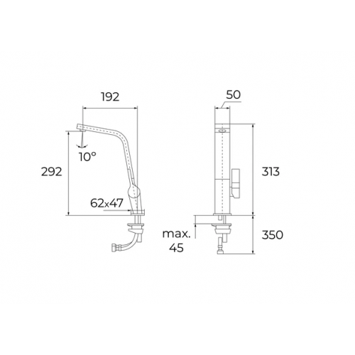 Смеситель TEKA ICC 915 GRAPHITE - фото 7