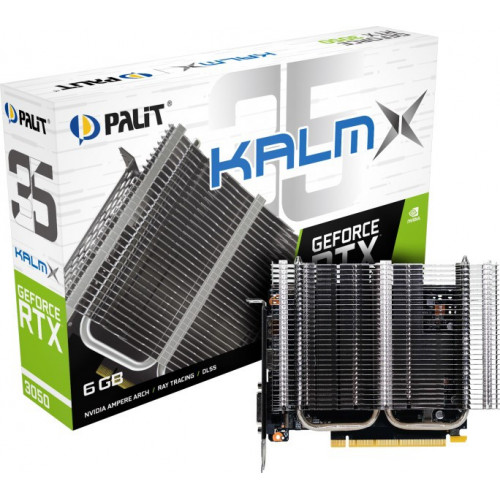 Видеокарта Palit GeForce RTX 3050 KalmX 6GB (NE63050018JE-1070H)