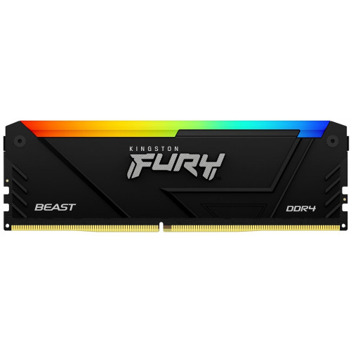Оперативная память Kingston Fury Beast DDR4 RGB 1x16Gb