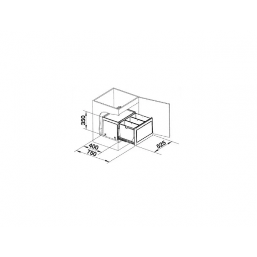 Система сортировки мусора Blanco Botton PRO 60/3 automatic