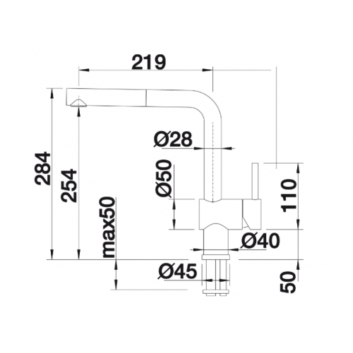 Смеситель Blanco LINUS-S белый 516692
