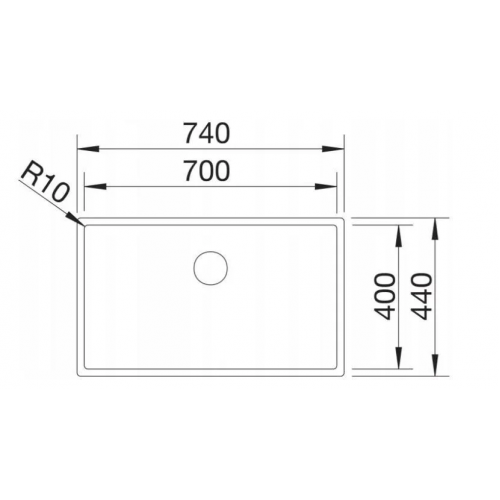 Мойка Blanco Claron 700-U Dark Steel 527835
