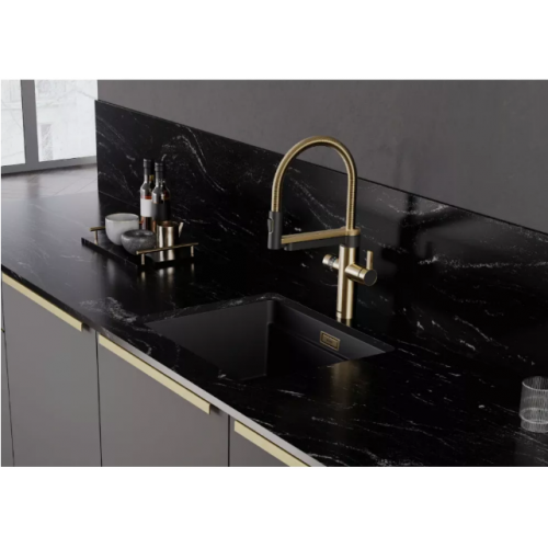 Смеситель Blanco EVOL-S Pro Soda Satin Gold 527423