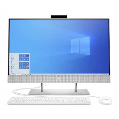 Моноблочный ПК 27 HP 27-dp1013ur (Intel Core i3-1125G4 2000Mhz/1920x1080/4GB/256GB SSD/Intel UHD Graphics/Windows 10 Home/White) - фото 1