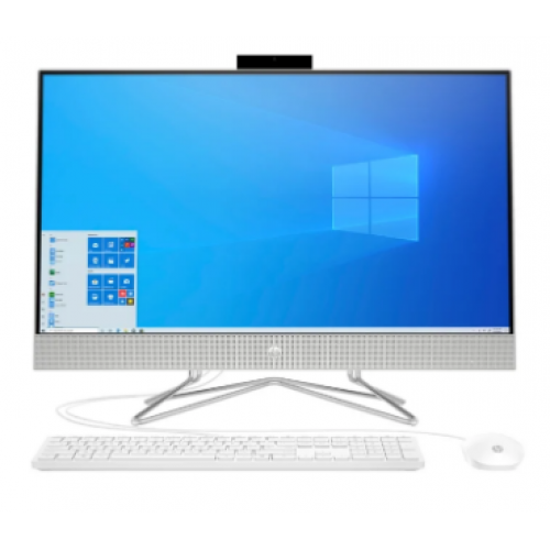Моноблочный ПК 21.5" HP 22-df0042ur (AMD Athlon 3050U 2300Mhz/4GB/256GB SSD/1920x1080/AMD Radeon RX Vega 2/Windows 10 Home/White) - фото 1