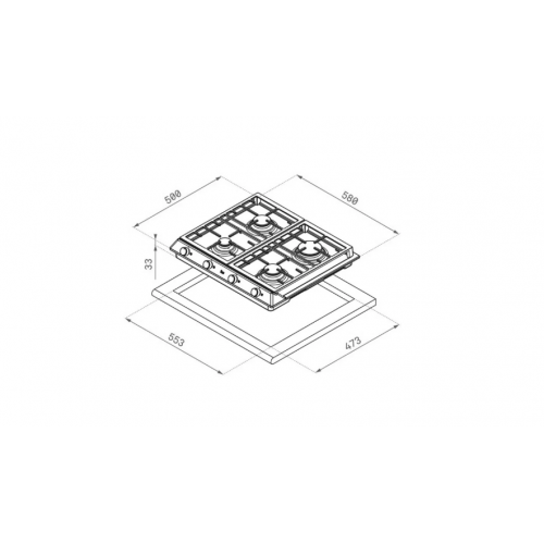 Поверхность Teka EX 60.1 4G AI AL CI - фото 3