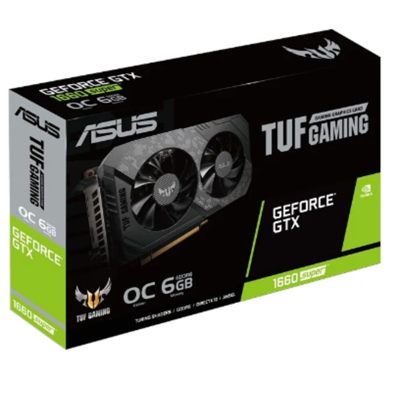 Видеокарта ASUS TUF Gaming GeForce GTX 1660 SUPER OC 6GB (TUF-GTX1660S-O6G-GAMING)