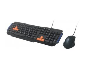 Клавиатура и мышь Ritmix RKC-055 Black USB